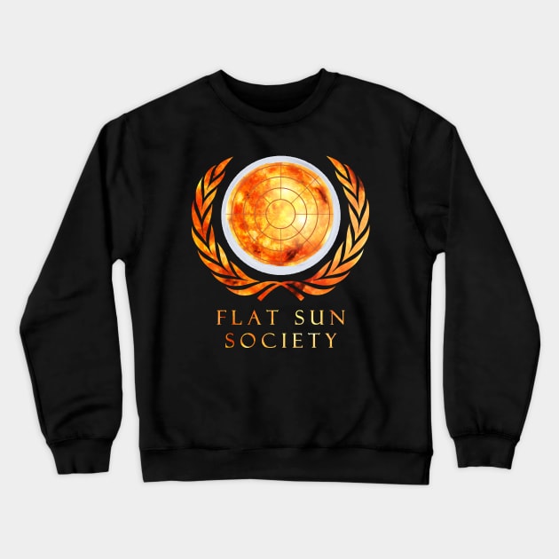 Flat Sun Society Crewneck Sweatshirt by Nerd_art